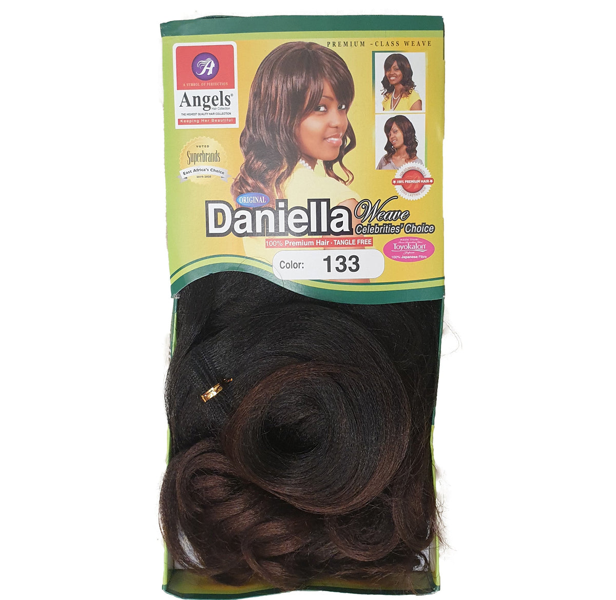 Daniella Weave Colour 133 - Black / Brown - Weave