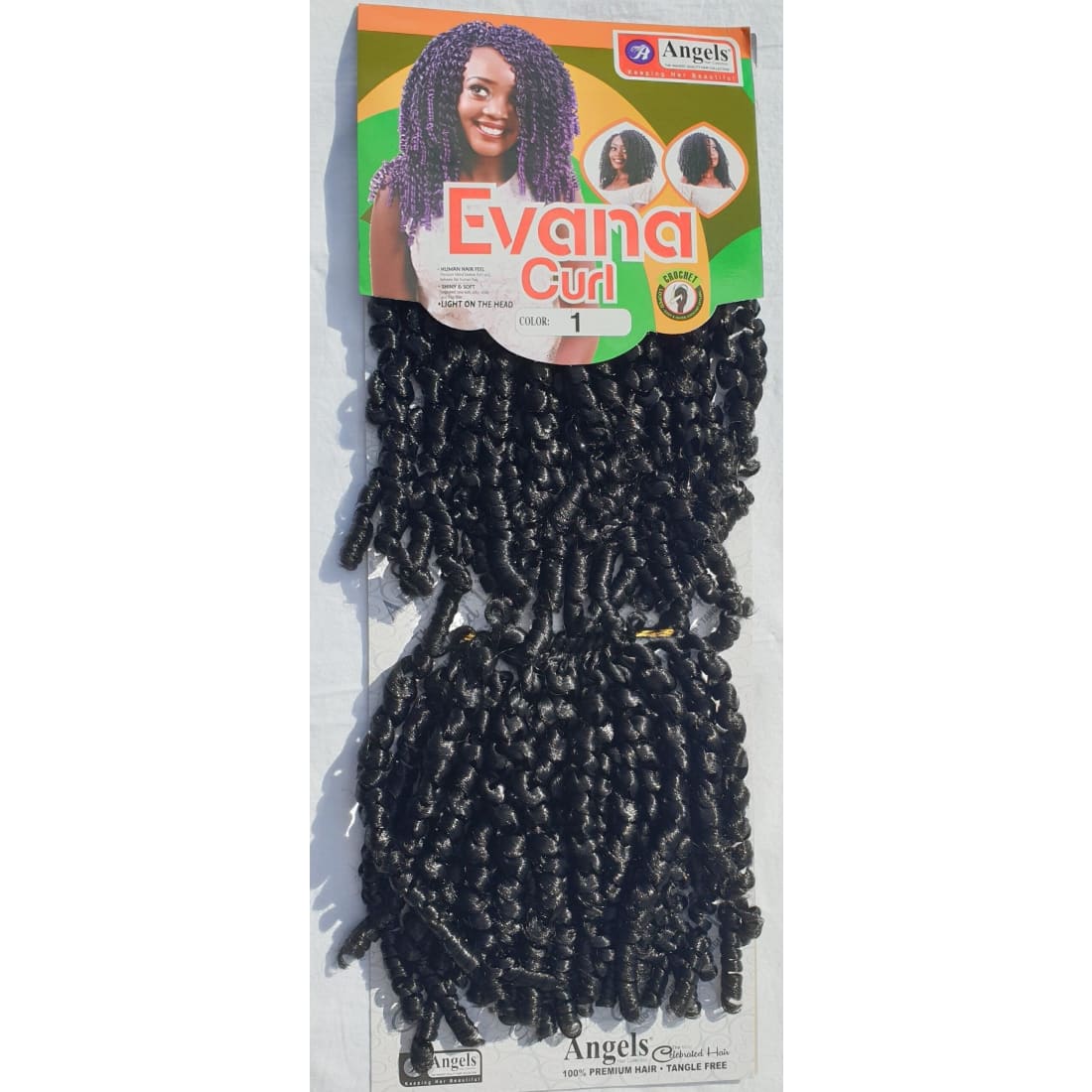 Evana Curl Colour No 1 - Crochet