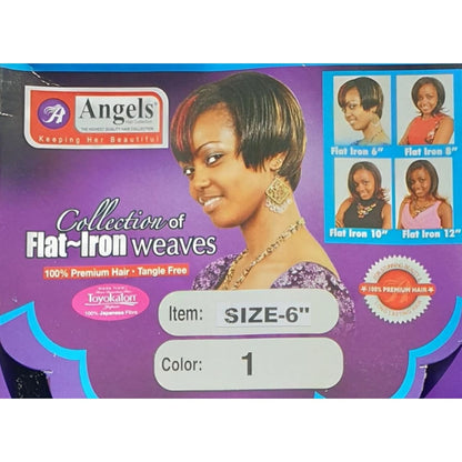 Flat-Iron 6 Straight Weave Colour No 1 - Weave