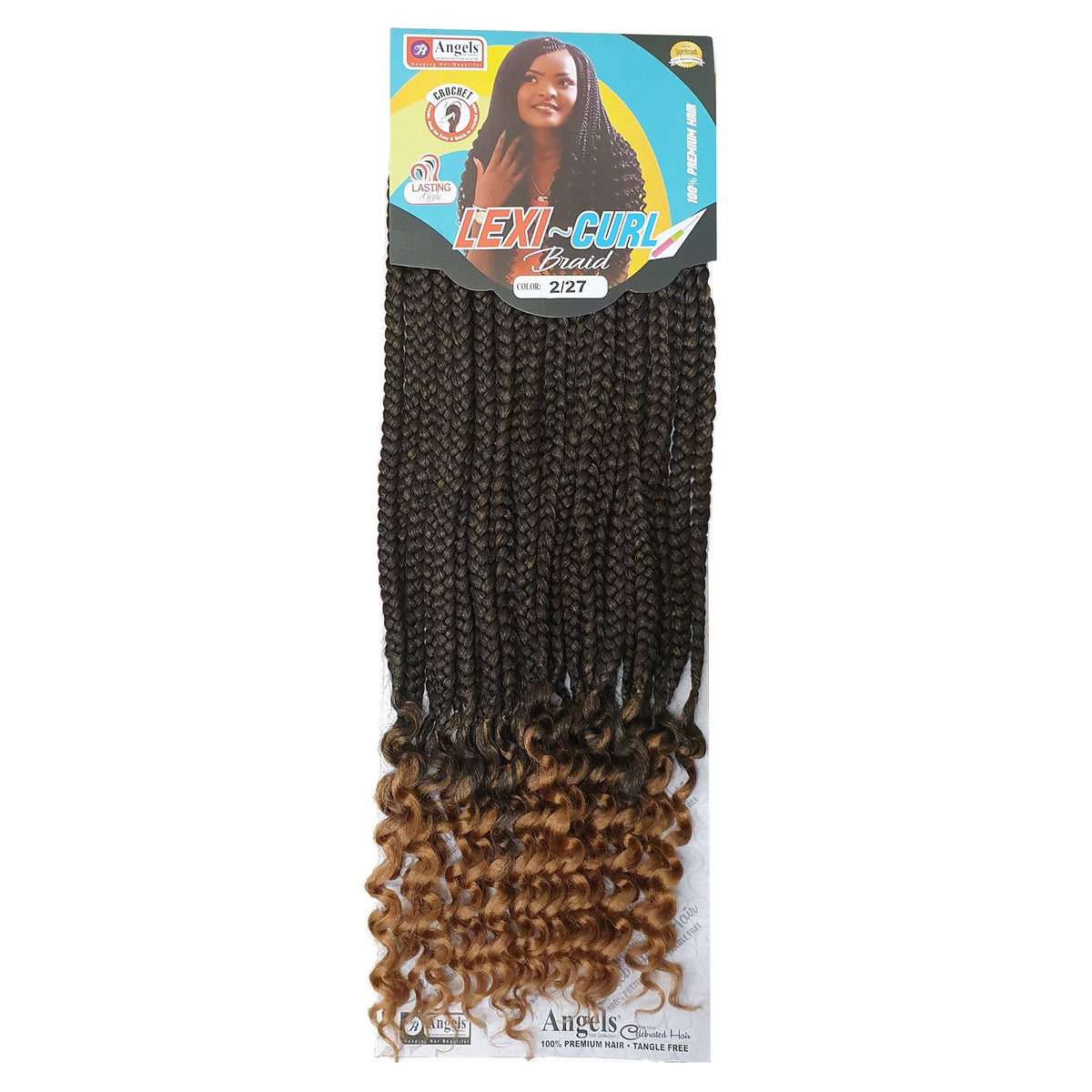 Lexi Curl Colour 2/27 - Black / Golden Blonde - Crochet