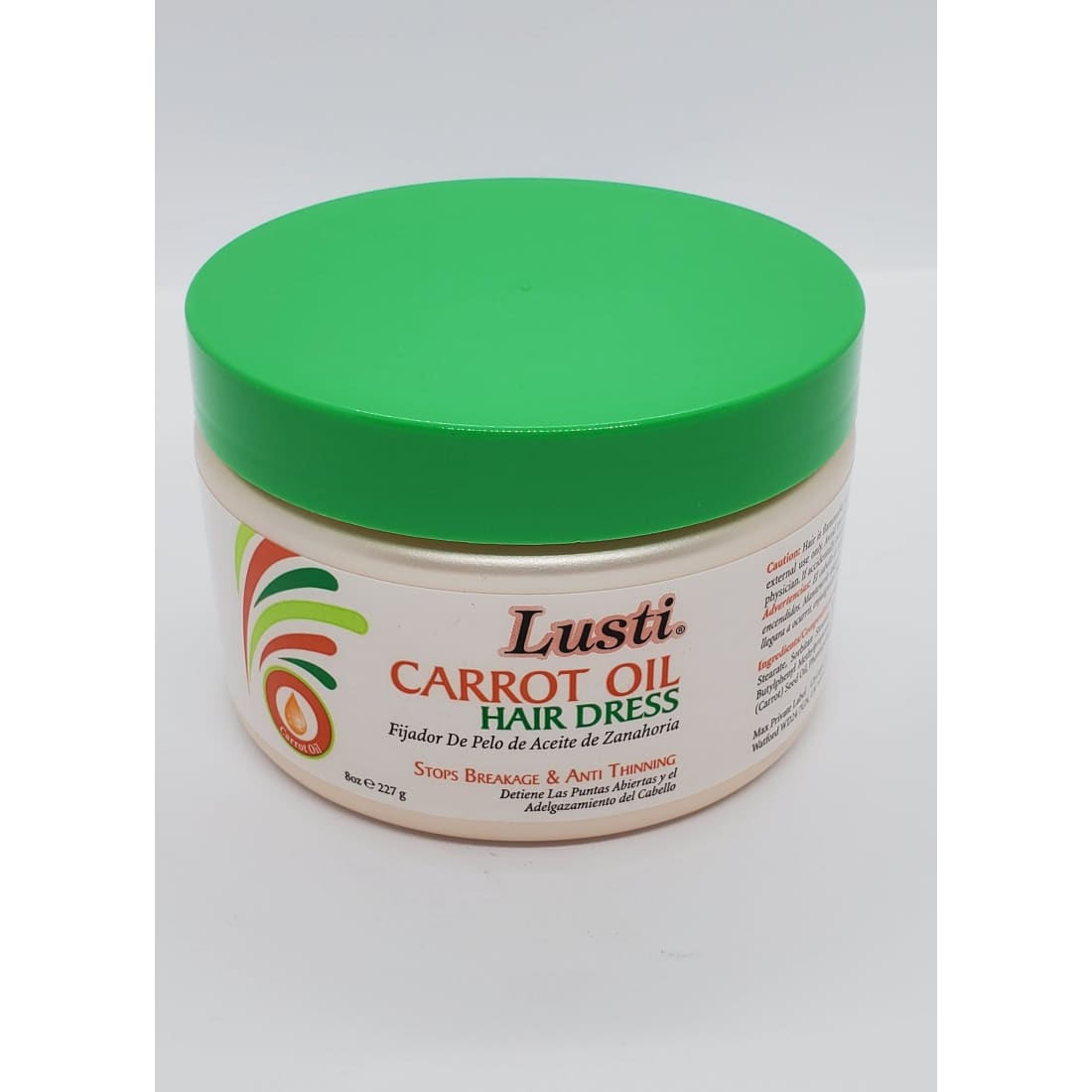 Lusti Carrot Oil Hair Dress 8oz 227g - Hair Products & 
