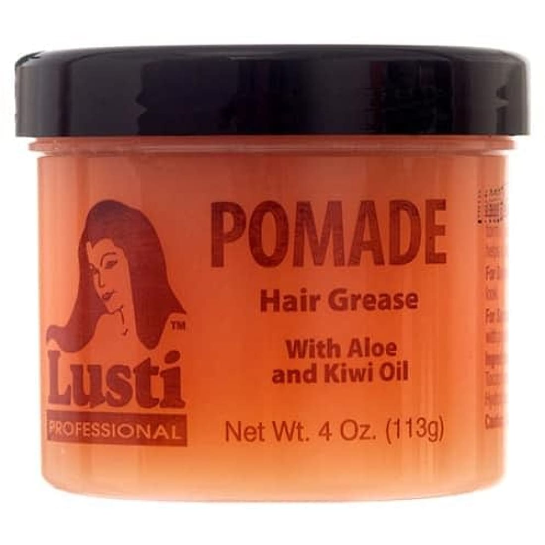 Lusti Pomade - Hair Grease With Aloe and Kiwi Oil 4oz - Hair