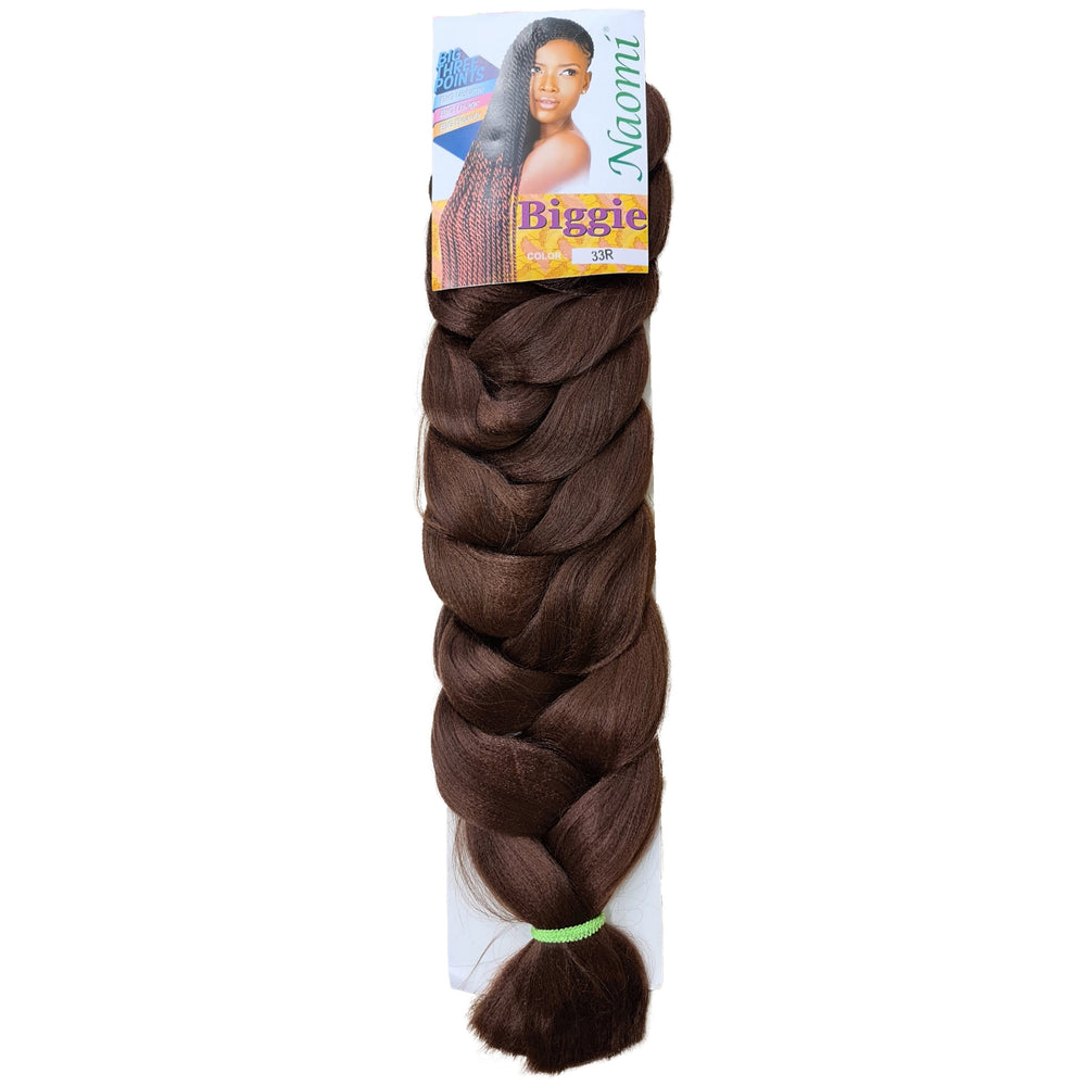 Naomi Biggie 75 300g Colour 33R - Brown - 37.5 Inch Braiding